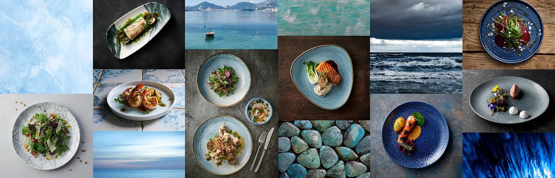 Dinnerware collection showcase